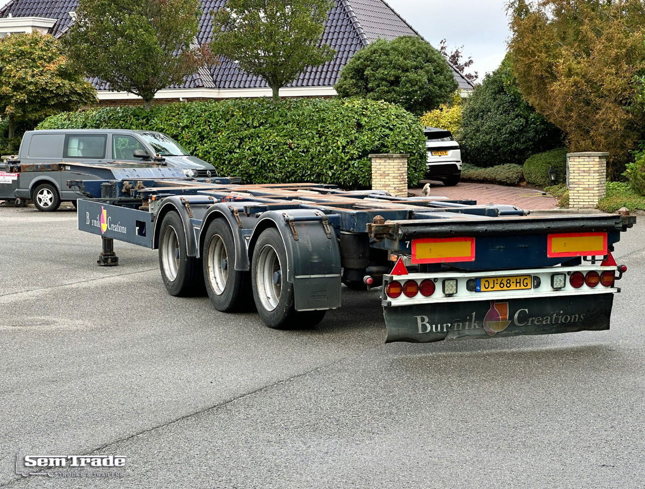 Burg BPO 15-27 Ccxhx BPW Axles Disc Brakes 40 FT. Chassis Lift Axle NEW APK - TUV - Konteynır taşıyıcı/ Yedek karoser dorse: fotoğraf 3 Burg BPO 15-27 Ccxhx BPW Axles Disc Brakes 40 FT. Chassis Lift Axle NEW APK - TUV - Konteynır taşıyıcı/ Yedek karoser dorse: fotoğraf 3