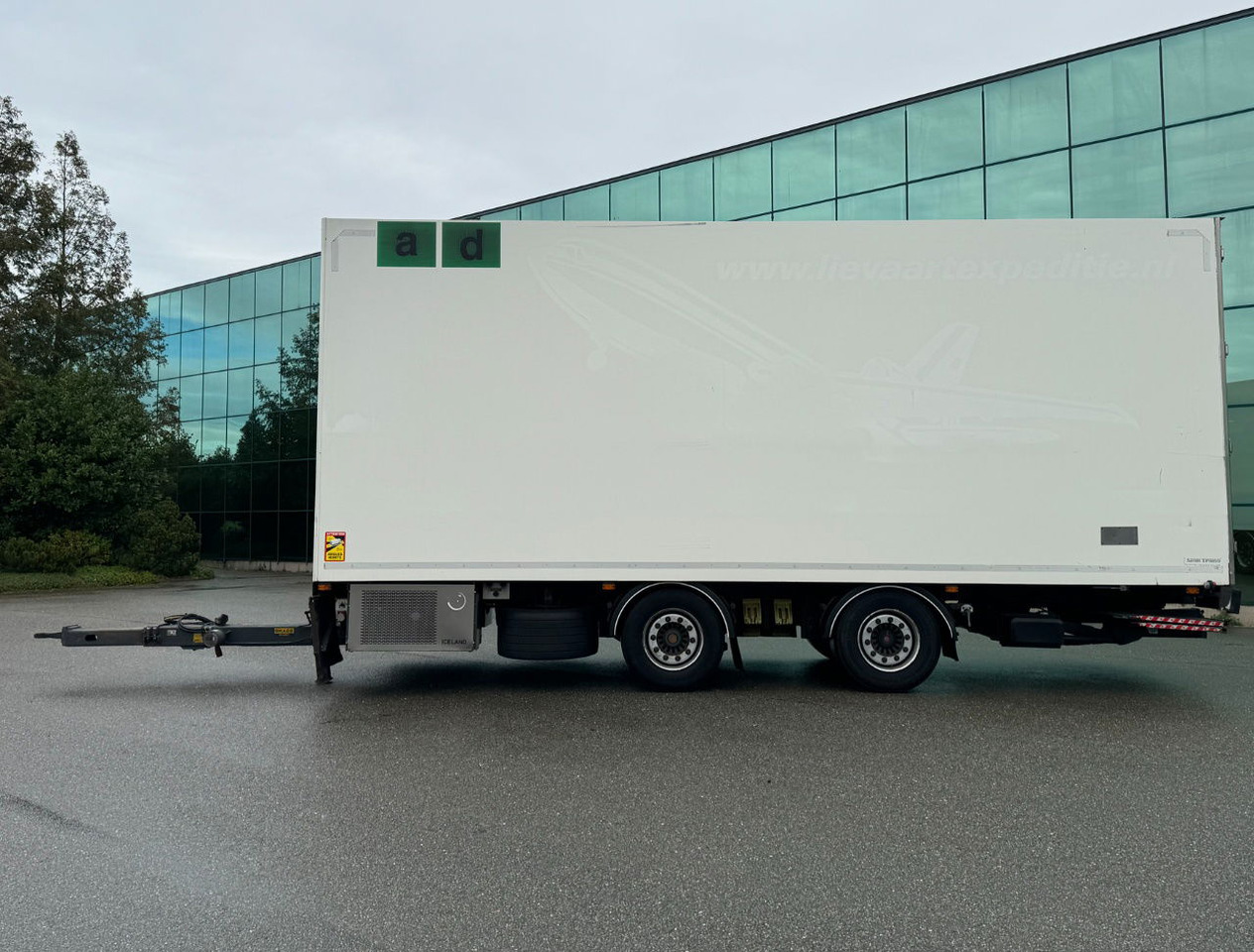 DRACO MZS 218 Wipkar 750 x 250 x 290 CM Inside Tail Lift 2021 TRS Iceland TOP Condition NL Trailertrailer - Kapalı karoser römork: fotoğraf 2 DRACO MZS 218 Wipkar 750 x 250 x 290 CM Inside Tail Lift 2021 TRS Iceland TOP Condition NL Trailertrailer - Kapalı karoser römork: fotoğraf 2