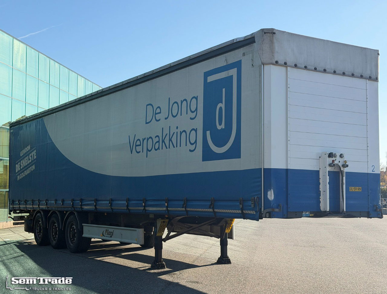 Tenteli dorse Fliegl SDS 350 Lift Axle Disc Brakes Sliding Sides + Roof TOP Condition: fotoğraf 7 Tenteli dorse Fliegl SDS 350 Lift Axle Disc Brakes Sliding Sides + Roof TOP Condition: fotoğraf 7