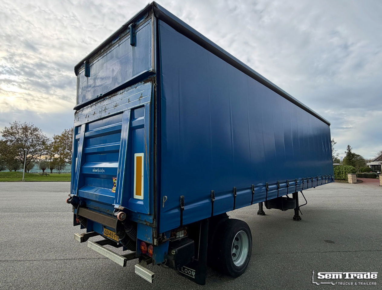 Floor FL0-12-102 City Trailer Tail Lift Good Condition Holland-Trailer - Tenteli dorse: fotoğraf 4 Floor FL0-12-102 City Trailer Tail Lift Good Condition Holland-Trailer - Tenteli dorse: fotoğraf 4