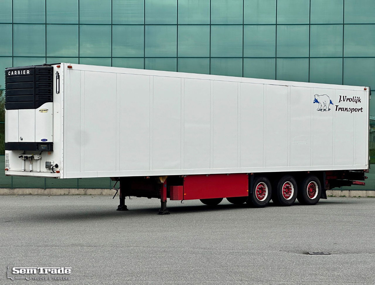 Schmitz Cargobull SKO 24 Carrier Maxima 1300 Flower Wide 2X Lift Axle - Frigorifik dorse: fotoğraf 1 Schmitz Cargobull SKO 24 Carrier Maxima 1300 Flower Wide 2X Lift Axle - Frigorifik dorse: fotoğraf 1