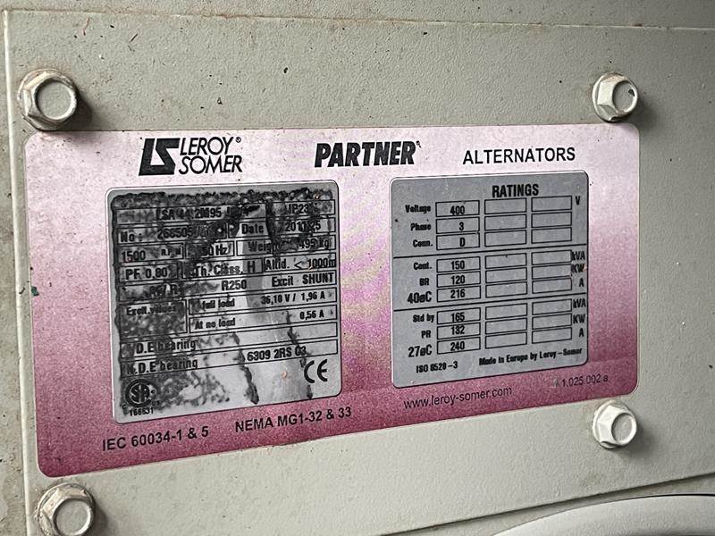 Elektrikli jeneratör Atlas-Copco QAS 150: fotoğraf 6