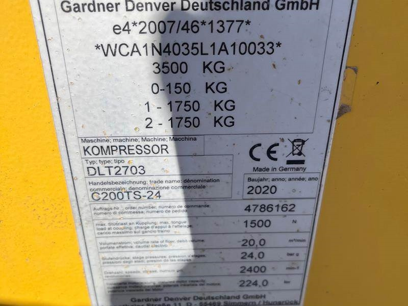 Compair C 200 TS - 24 - Hava kompresörü: fotoğraf 2 Compair C 200 TS - 24 - Hava kompresörü: fotoğraf 2