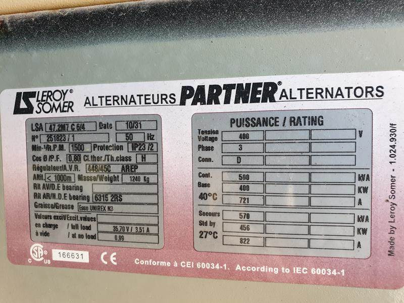 Elektrikli jeneratör Doosan G 500: fotoğraf 12