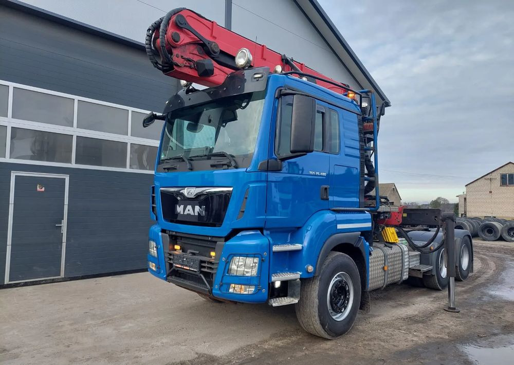 MAN TGS 26-480 6x4 do drewna PALFINGER Epsilon S 270L83 - Çekici: fotoğraf 5 MAN TGS 26-480 6x4 do drewna PALFINGER Epsilon S 270L83 - Çekici: fotoğraf 5