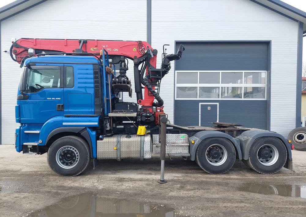 MAN TGS 26-480 6x4 do drewna PALFINGER Epsilon S 270L83 - Çekici: fotoğraf 2 MAN TGS 26-480 6x4 do drewna PALFINGER Epsilon S 270L83 - Çekici: fotoğraf 2