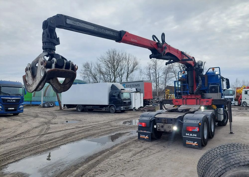 MAN TGS 26-480 6x4 do drewna PALFINGER Epsilon S 270L83 - Çekici: fotoğraf 1 MAN TGS 26-480 6x4 do drewna PALFINGER Epsilon S 270L83 - Çekici: fotoğraf 1