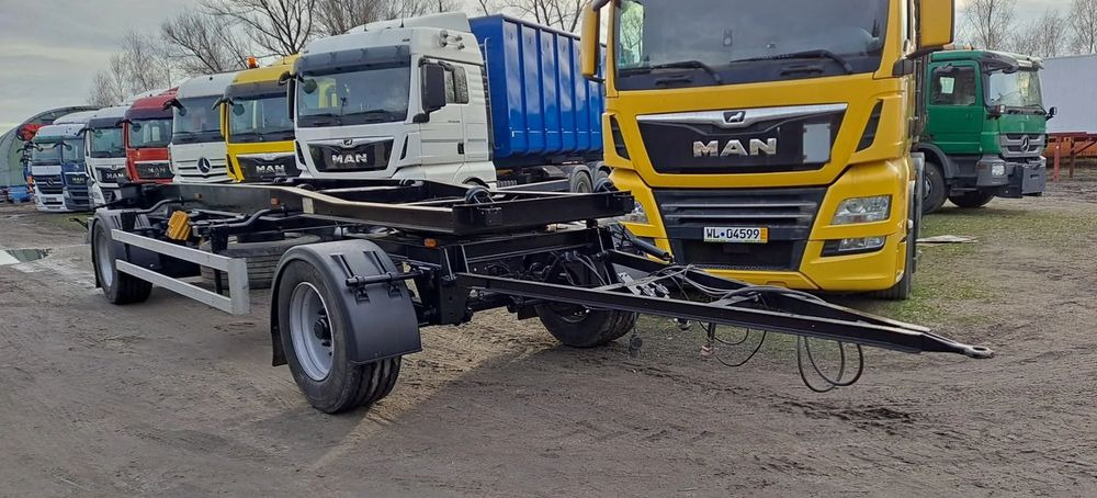 Huffermann Przyczepa na wózku HAR 1870 do hakowca - Kancali yükleyici/ Hidrolift römork: fotoğraf 2 Huffermann Przyczepa na wózku HAR 1870 do hakowca - Kancali yükleyici/ Hidrolift römork: fotoğraf 2