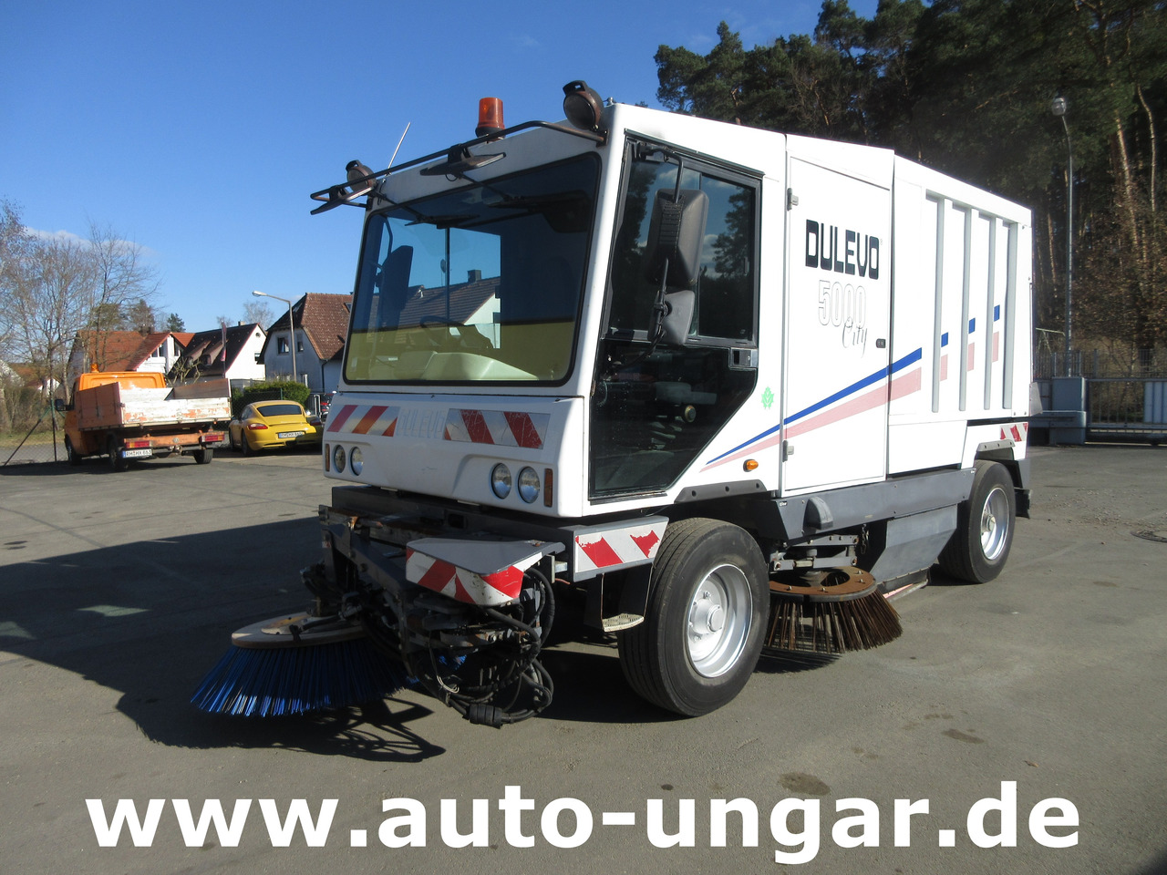 DULEVO 5000 City Hochentleerung Handsaugschlauch Frontbesen 4x4x4 - Yol süpürme aracı: fotoğraf 1 DULEVO 5000 City Hochentleerung Handsaugschlauch Frontbesen 4x4x4 - Yol süpürme aracı: fotoğraf 1
