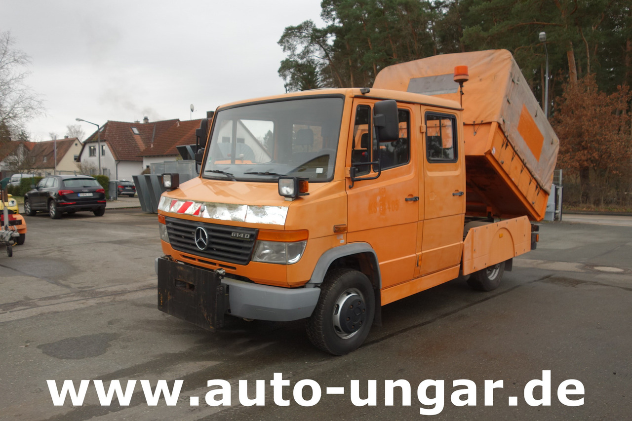 MERCEDES-BENZ 614 D Vario Kipper DOKA Plane °961 Winterdienst - Damperli kamyonet: fotoğraf 4 MERCEDES-BENZ 614 D Vario Kipper DOKA Plane °961 Winterdienst - Damperli kamyonet: fotoğraf 4