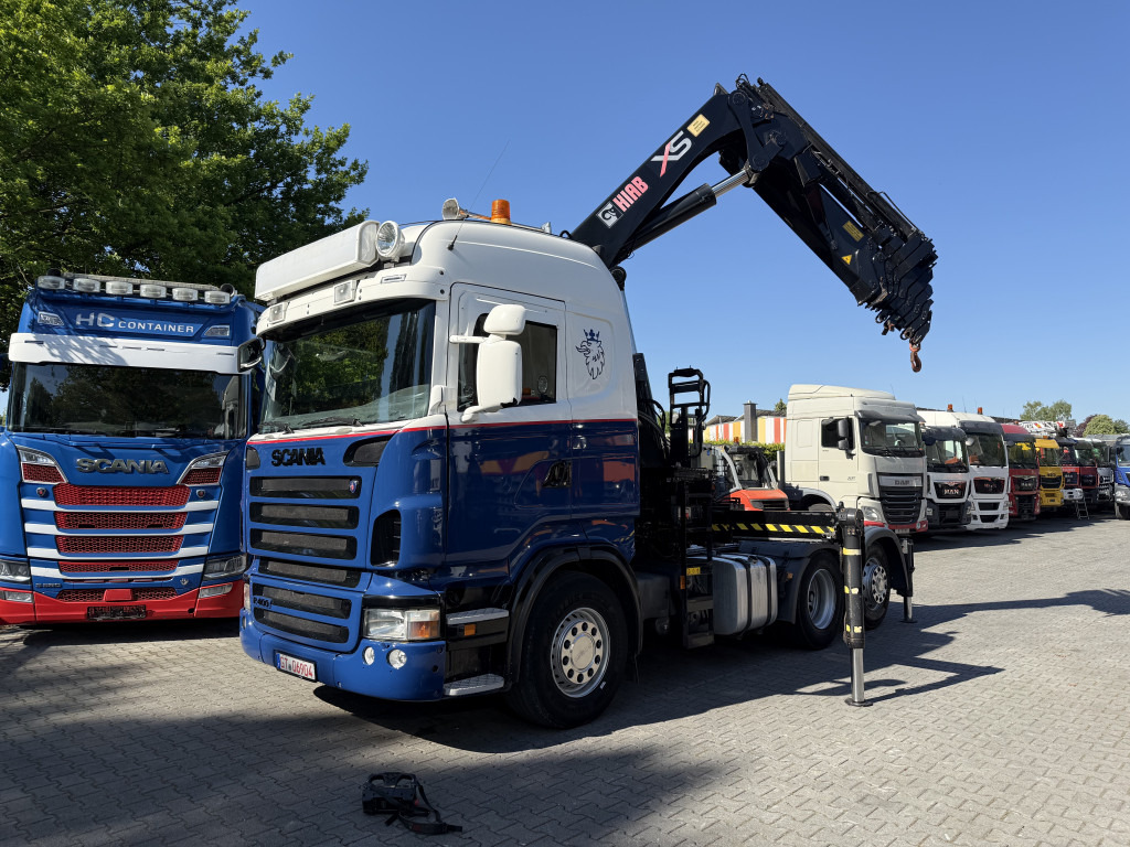 Scania R400 6X2 Kran Hiab 377-8 bis 25 Meter - Çekici: fotoğraf 1 Scania R400 6X2 Kran Hiab 377-8 bis 25 Meter - Çekici: fotoğraf 1