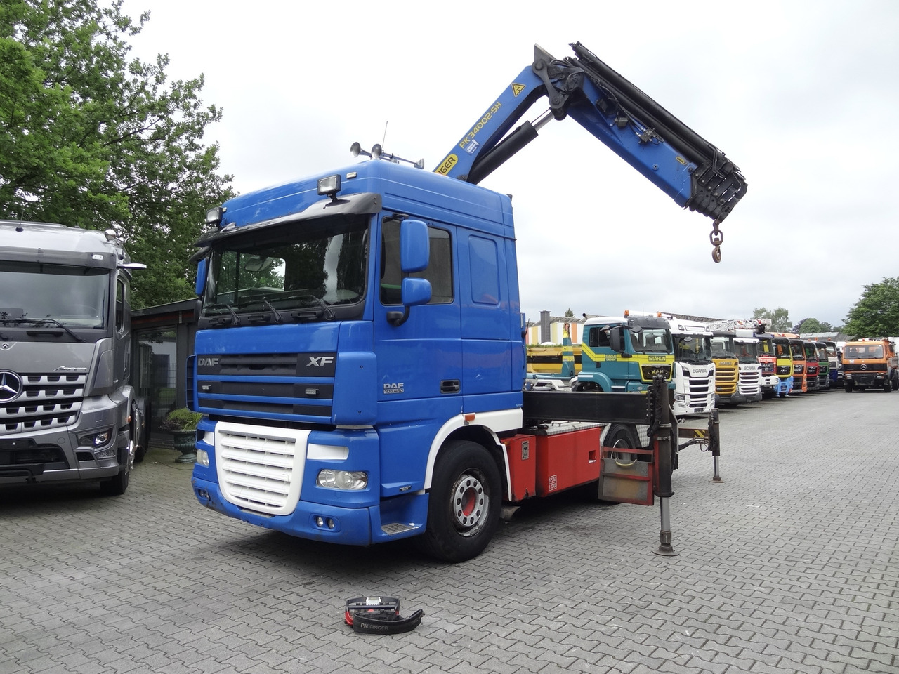 Daf XF105 460 6X2 Palfinger PK 34002 - Vinçli kamyon, Çekici: fotoğraf 1 Daf XF105 460 6X2 Palfinger PK 34002 - Vinçli kamyon, Çekici: fotoğraf 1