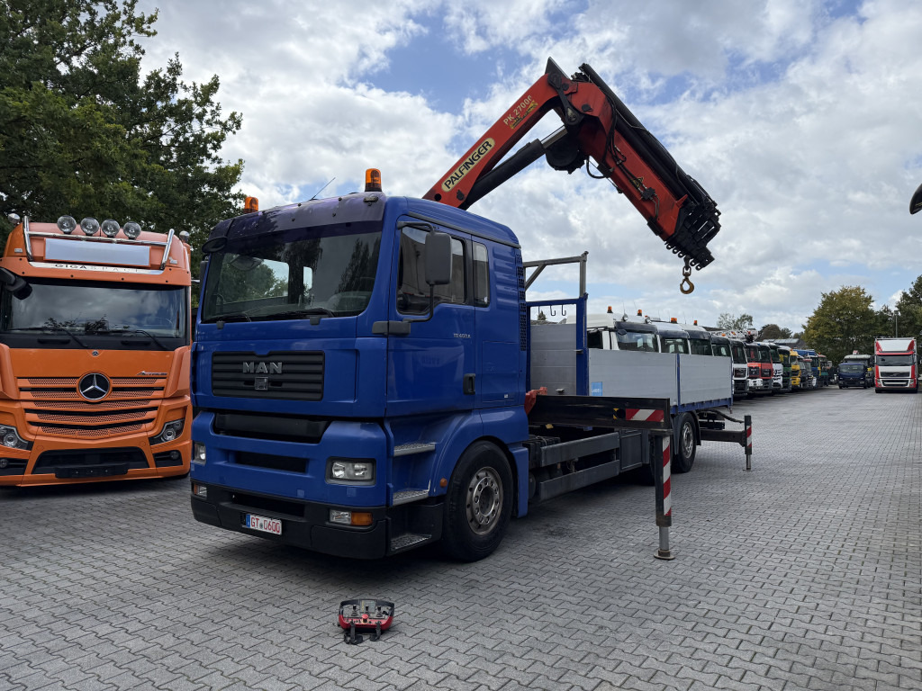 MAN TGA 26.460 6X2 Palfinger 27000 bis 25 Meter - Sal/ Açık kasa kamyon, Vinçli kamyon: fotoğraf 1 MAN TGA 26.460 6X2 Palfinger 27000 bis 25 Meter - Sal/ Açık kasa kamyon, Vinçli kamyon: fotoğraf 1