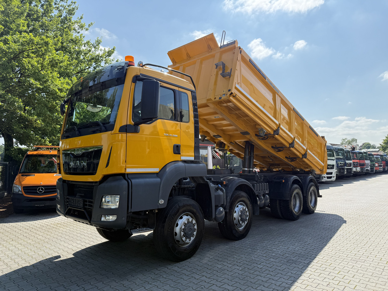 MAN TGS 41.500 8X6 BB Meiller - Damperli kamyon: fotoğraf 1 MAN TGS 41.500 8X6 BB Meiller - Damperli kamyon: fotoğraf 1