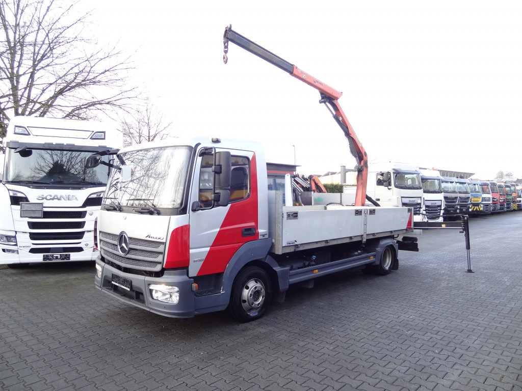 Mercedes-Benz Atego 818 Kran Palfinger 6501 - Sal/ Açık kasa kamyon, Vinçli kamyon: fotoğraf 1 Mercedes-Benz Atego 818 Kran Palfinger 6501 - Sal/ Açık kasa kamyon, Vinçli kamyon: fotoğraf 1