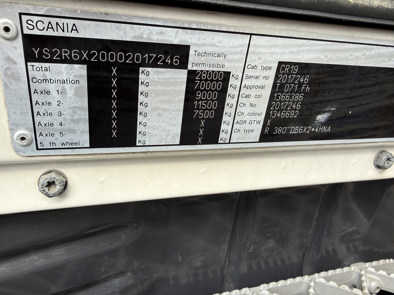 Scania R380 6X2*4 Kipper mit Kran HIAB 220 - Damperli kamyon, Vinçli kamyon: fotoğraf 5 Scania R380 6X2*4 Kipper mit Kran HIAB 220 - Damperli kamyon, Vinçli kamyon: fotoğraf 5