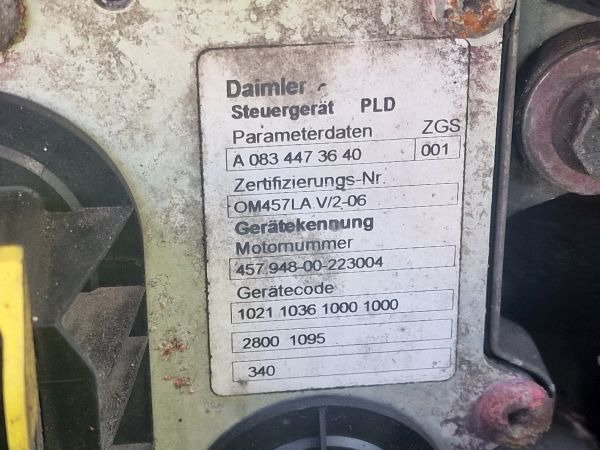 Mercedes Benz OM457LA.V/2-06 Engine (Truck) - Motor - Kamyon: fotoğraf 2 Mercedes Benz OM457LA.V/2-06 Engine (Truck) - Motor - Kamyon: fotoğraf 2