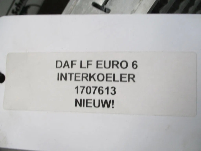 DAF 1707613 INTERKOELER DAF LF PX5 PX7 EURO 6 NIEUW! - İnterkuler - Kamyon: fotoğraf 2 DAF 1707613 INTERKOELER DAF LF PX5 PX7 EURO 6 NIEUW! - İnterkuler - Kamyon: fotoğraf 2
