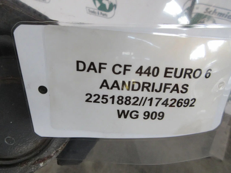 DAF 2251882 // 1742692 AANDRIJFAS DAF 6X2 CF XF EURO 6 - Aks mili - Kamyon: fotoğraf 5 DAF 2251882 // 1742692 AANDRIJFAS DAF 6X2 CF XF EURO 6 - Aks mili - Kamyon: fotoğraf 5