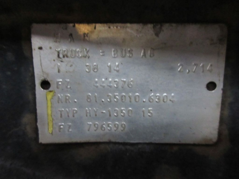 Diferansiyel - Kamyon MAN 81.35010-6304 HY-1350 15 RATIO 2,714/ 38/14 MAN TGX TGS EURO 6: fotoğraf 14