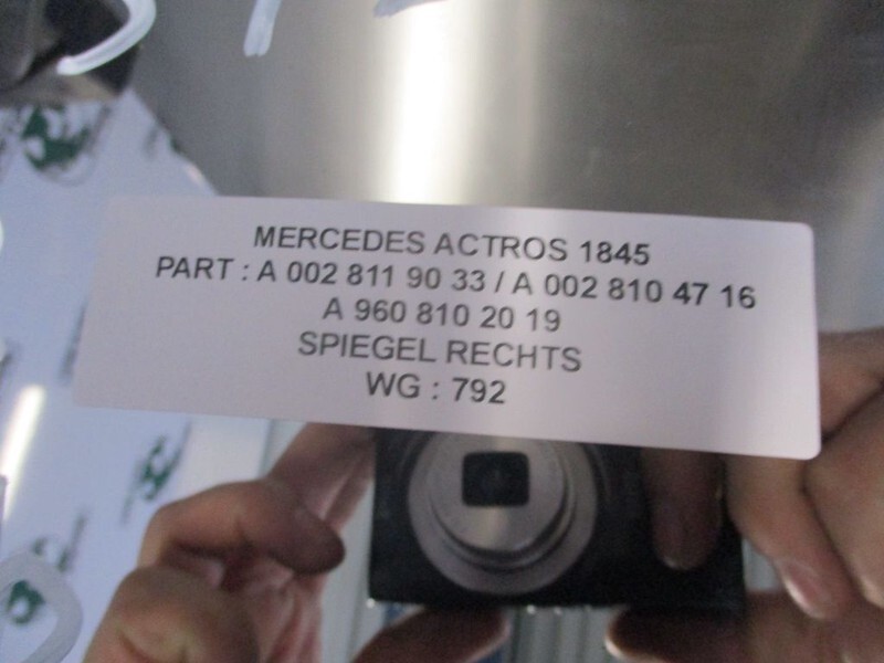 Mercedes-Benz ACTROS A 002 811 90 33 / A 002 810 47 16 / 20 19 SPIEGEL RECHTS EURO 6 - Dikiz aynası - Kamyon: fotoğraf 2 Mercedes-Benz ACTROS A 002 811 90 33 / A 002 810 47 16 / 20 19 SPIEGEL RECHTS EURO 6 - Dikiz aynası - Kamyon: fotoğraf 2