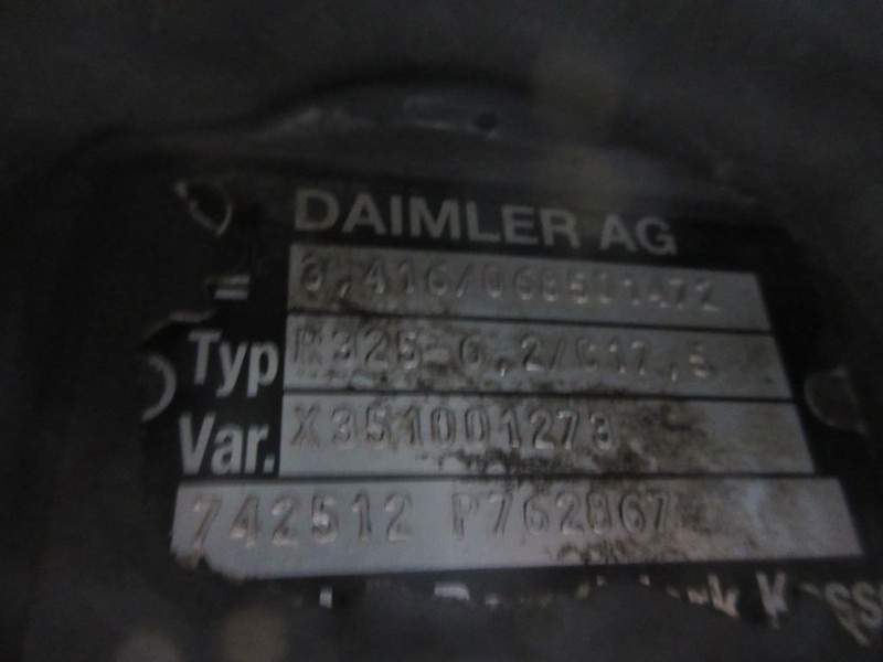 Mercedes-Benz R325-6,2/C17,5 TYPE 742512/RATIO 3,416/MERCEDES BENZ ATEGO 916 EURO 6 - Diferansiyel - Kamyon: fotoğraf 5 Mercedes-Benz R325-6,2/C17,5 TYPE 742512/RATIO 3,416/MERCEDES BENZ ATEGO 916 EURO 6 - Diferansiyel - Kamyon: fotoğraf 5