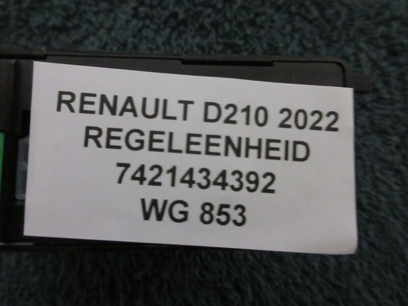 Renault 7421434392 REGELEENHEID D 210 EURO 6 - Elektrik sistemi - Kamyon: fotoğraf 3 Renault 7421434392 REGELEENHEID D 210 EURO 6 - Elektrik sistemi - Kamyon: fotoğraf 3