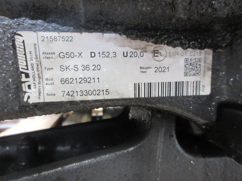 Volvo 21587522 // SAF HOLLAND G50-X D 152,3 U20,0 SK-S 3620 21587522 // SAF HOLLAND G50-X D 152,3 U20,0 SK-S 3620 MODEL 2023 - Beşinci teker - Kamyon: fotoğraf 4 Volvo 21587522 // SAF HOLLAND G50-X D 152,3 U20,0 SK-S 3620 21587522 // SAF HOLLAND G50-X D 152,3 U20,0 SK-S 3620 MODEL 2023 - Beşinci teker - Kamyon: fotoğraf 4