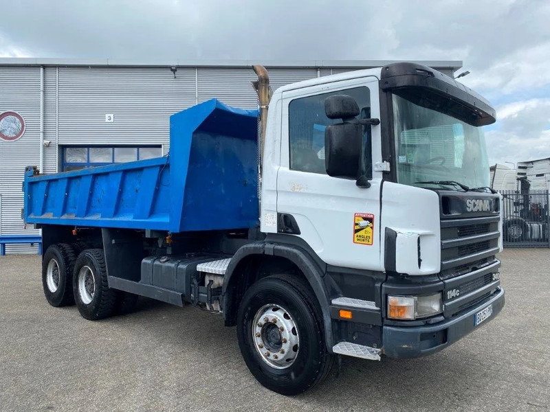 Scania 114-340 / 6X4 / 2 SIDE TIPPER / BIG AXLE / FULL-STEEL / DRUM BRAKES / MANUAL / 1999 - Damperli kamyon: fotoğraf 4 Scania 114-340 / 6X4 / 2 SIDE TIPPER / BIG AXLE / FULL-STEEL / DRUM BRAKES / MANUAL / 1999 - Damperli kamyon: fotoğraf 4