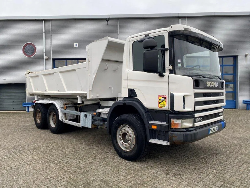 Scania 124-400 / 6X4 / RETARDER / BIG AXLE / FULL STEEL / 2SIDE TIPPER / OLD TACHO / AIRCO / MANUAL / EURO-2 / 2000 - Damperli kamyon: fotoğraf 5 Scania 124-400 / 6X4 / RETARDER / BIG AXLE / FULL STEEL / 2SIDE TIPPER / OLD TACHO / AIRCO / MANUAL / EURO-2 / 2000 - Damperli kamyon: fotoğraf 5