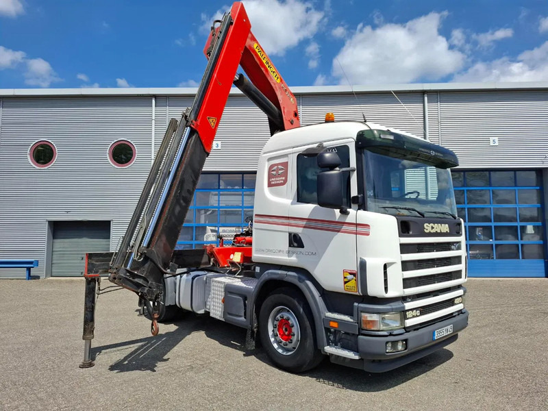 Scania 124G-420 / RETARDER / PALFINGER PK32080 / DOUBLE TANK / AIRCO / GOOD CONDITION / MANUAL / EURO-3 / 2004 - Vinçli kamyon: fotoğraf 3 Scania 124G-420 / RETARDER / PALFINGER PK32080 / DOUBLE TANK / AIRCO / GOOD CONDITION / MANUAL / EURO-3 / 2004 - Vinçli kamyon: fotoğraf 3