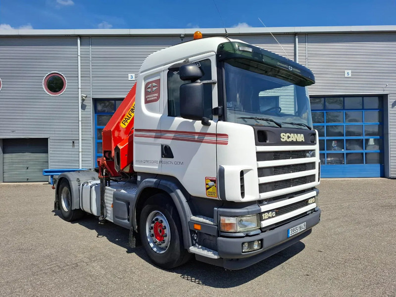 Scania 124G-420 / RETARDER / PALFINGER PK32080 / DOUBLE TANK / AIRCO / GOOD CONDITION / MANUAL / EURO-3 / 2004 - Vinçli kamyon: fotoğraf 4 Scania 124G-420 / RETARDER / PALFINGER PK32080 / DOUBLE TANK / AIRCO / GOOD CONDITION / MANUAL / EURO-3 / 2004 - Vinçli kamyon: fotoğraf 4