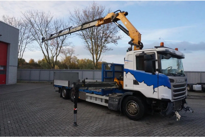 Scania G490 / ENGINE RUNNING / RETARDER / EFFER 255-5S CRANE REMOTE / PLATFORM / FULL-AIR / AUTOMATIC / EURO-6 / 2014 - Vinçli kamyon: fotoğraf 3 Scania G490 / ENGINE RUNNING / RETARDER / EFFER 255-5S CRANE REMOTE / PLATFORM / FULL-AIR / AUTOMATIC / EURO-6 / 2014 - Vinçli kamyon: fotoğraf 3