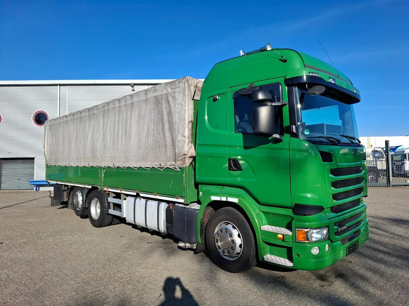 Scania R410 / GERMAN TRUCK / RETARDER / LIFT+LENKACHSE / SLIDING ROOF / SMART TACHO / PARK AIRCO / NAVI / LWDS / AUTOMATIC / EURO-6 / 2 - Tenteli kamyon: fotoğraf 2 Scania R410 / GERMAN TRUCK / RETARDER / LIFT+LENKACHSE / SLIDING ROOF / SMART TACHO / PARK AIRCO / NAVI / LWDS / AUTOMATIC / EURO-6 / 2 - Tenteli kamyon: fotoğraf 2