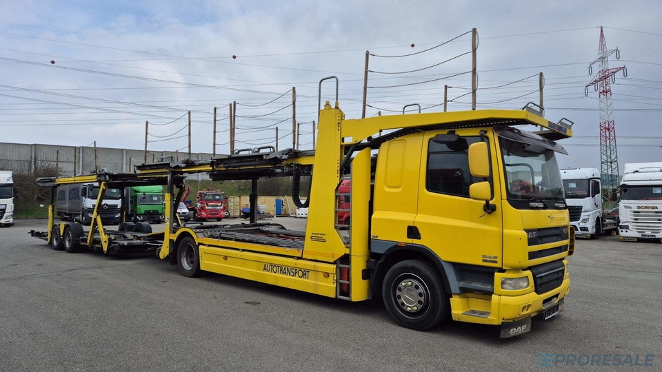 DAF FA CF 75.360 EURO 5 přepravník aut - prodejné jen s přívěsem GROENEWOLD P0461K - cena je za celou soupravu - Araba taşıyıcı kamyon: fotoğraf 1 DAF FA CF 75.360 EURO 5 přepravník aut - prodejné jen s přívěsem GROENEWOLD P0461K - cena je za celou soupravu - Araba taşıyıcı kamyon: fotoğraf 1