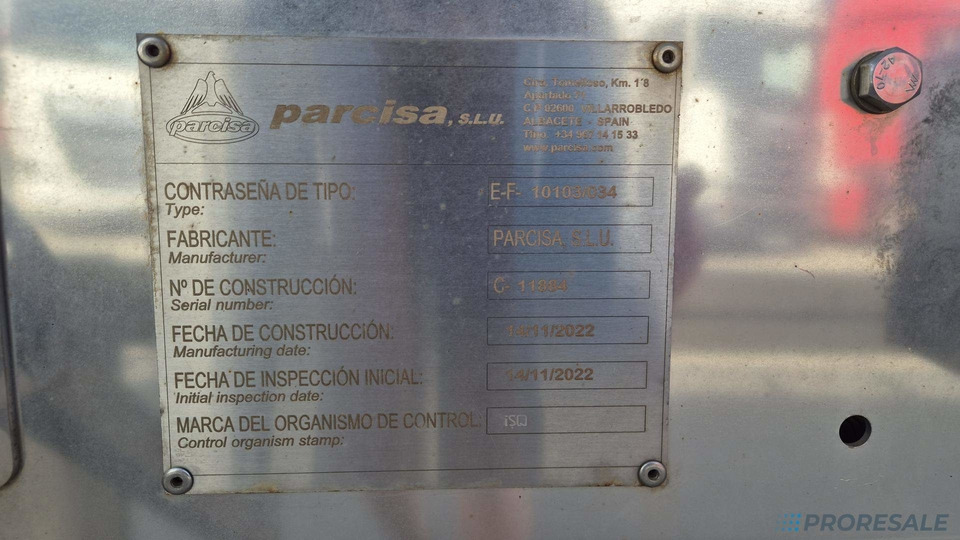 Tanker dorse OSTATNÍ SEKA SPSTT/11C/38A1 - Potravinářská cisterna výpustná 31 m3 - 3 komory: fotoğraf 11 Tanker dorse OSTATNÍ SEKA SPSTT/11C/38A1 - Potravinářská cisterna výpustná 31 m3 - 3 komory: fotoğraf 11