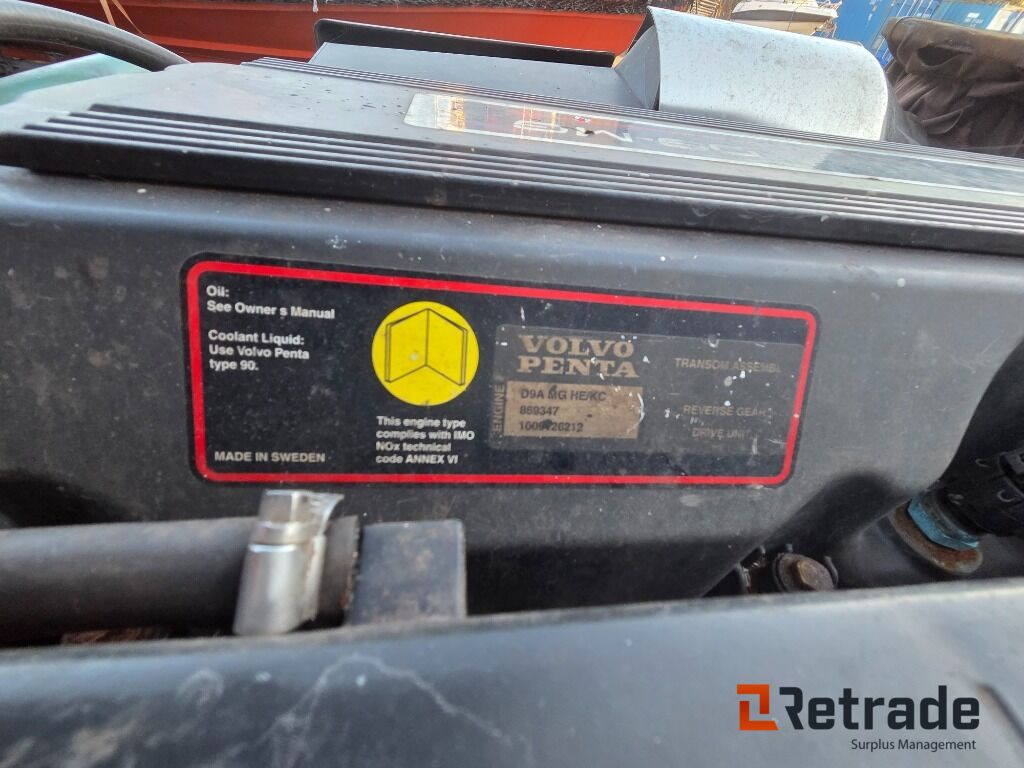 2 stk / pcs Volvo Penta D9 MG m/ Stamford generator - Elektrikli jeneratör: fotoğraf 5 2 stk / pcs Volvo Penta D9 MG m/ Stamford generator - Elektrikli jeneratör: fotoğraf 5