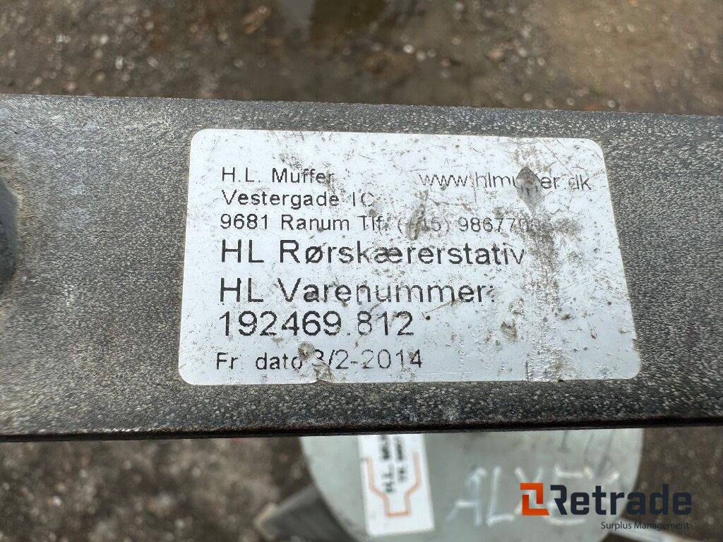 Rørskærestativ - İnşaat ekipmanı: fotoğraf 3 Rørskærestativ - İnşaat ekipmanı: fotoğraf 3