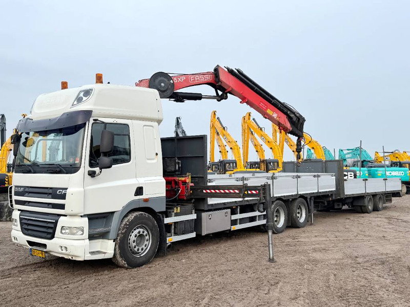 DAF CF85.410 + 21m kran Fassi Crane 21ton/m + Trailer - Vinçli kamyon: fotoğraf 1 DAF CF85.410 + 21m kran Fassi Crane 21ton/m + Trailer - Vinçli kamyon: fotoğraf 1