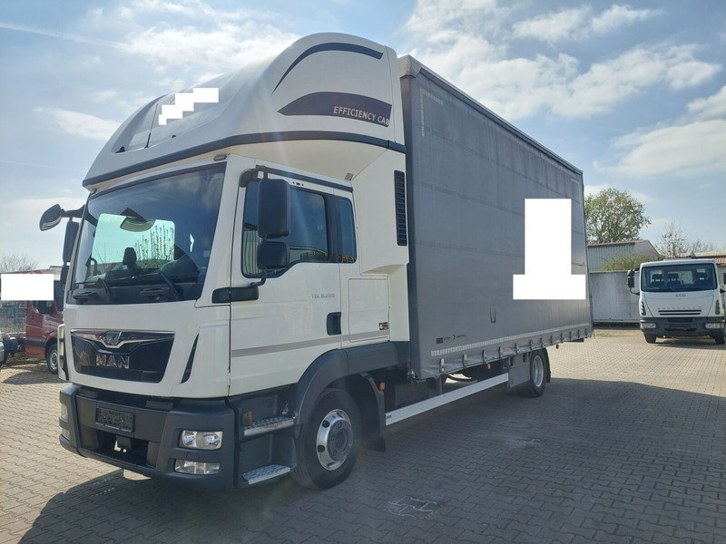 MAN TGL 8.220 - Tenteli kamyon: fotoğraf 1 MAN TGL 8.220 - Tenteli kamyon: fotoğraf 1