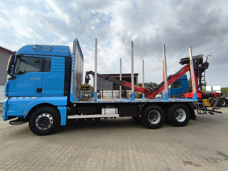 MAN TGX 26.500 Holz-LKW Euro6 6x4 Holztransporter m Palfinger (16) - Tomruk kamyonu, Vinçli kamyon: fotoğraf 5 MAN TGX 26.500 Holz-LKW Euro6 6x4 Holztransporter m Palfinger (16) - Tomruk kamyonu, Vinçli kamyon: fotoğraf 5