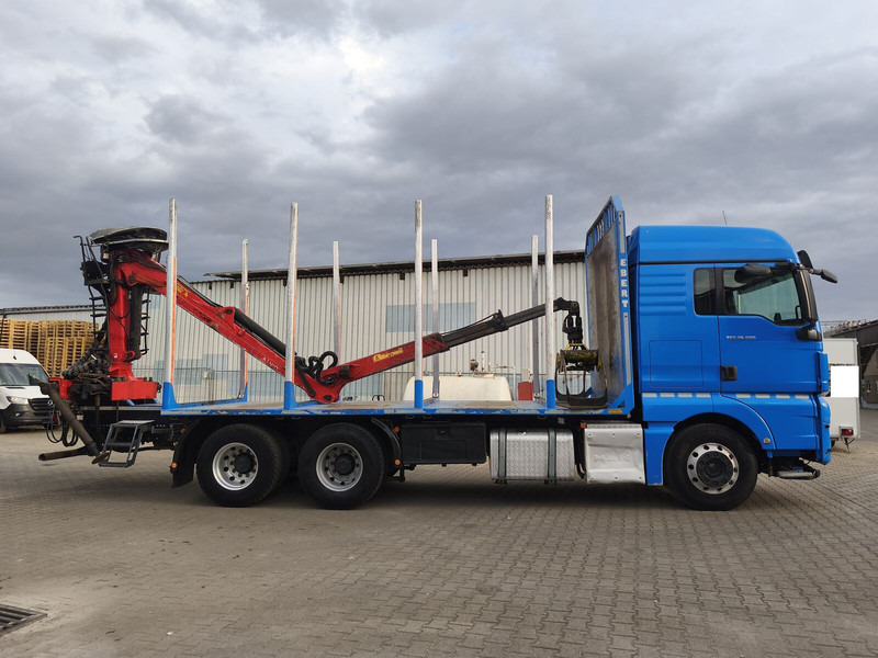 MAN TGX 26.500 Holz-LKW Euro6 6x4 Holztransporter m Palfinger (16) - Tomruk kamyonu, Vinçli kamyon: fotoğraf 4 MAN TGX 26.500 Holz-LKW Euro6 6x4 Holztransporter m Palfinger (16) - Tomruk kamyonu, Vinçli kamyon: fotoğraf 4