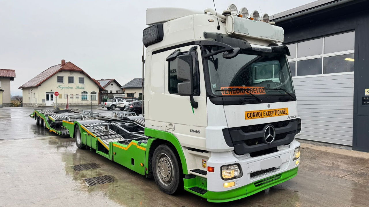 Mercedes-Benz Actros 1846 4x2 LKW transporter + Boerner trailer - Araba taşıyıcı kamyon: fotoğraf 3 Mercedes-Benz Actros 1846 4x2 LKW transporter + Boerner trailer - Araba taşıyıcı kamyon: fotoğraf 3