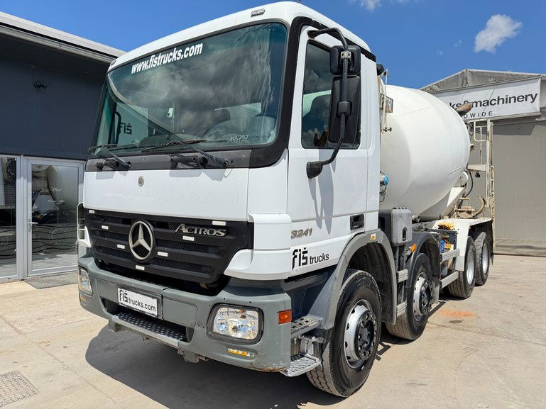 Mercedes-Benz Actros 3241 8x4 mixer 9m3 - Transmikser: fotoğraf 1 Mercedes-Benz Actros 3241 8x4 mixer 9m3 - Transmikser: fotoğraf 1