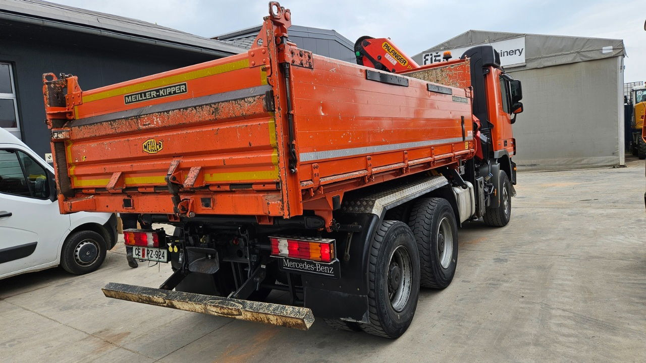 Mercedes-Benz Actros 3346 K palfinger PK 18002 - bordmatic - meiller tipper - EPS 3 pedals - Damperli kamyon: fotoğraf 5 Mercedes-Benz Actros 3346 K palfinger PK 18002 - bordmatic - meiller tipper - EPS 3 pedals - Damperli kamyon: fotoğraf 5