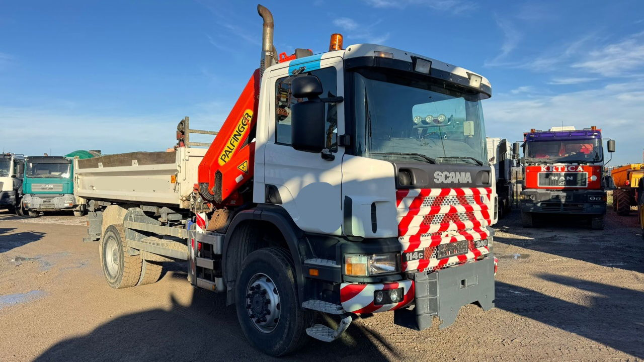 Scania P 114C 340 4x4 tipper - PK 14080 - 10.6M - 108.000km - Damperli kamyon, Vinçli kamyon: fotoğraf 3 Scania P 114C 340 4x4 tipper - PK 14080 - 10.6M - 108.000km - Damperli kamyon, Vinçli kamyon: fotoğraf 3