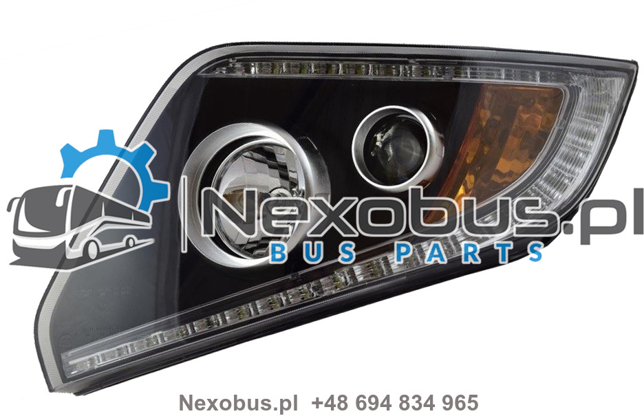 Reflektor Scania Touring Higer lewy - Ön far - Otobüs: fotoğraf 1 Reflektor Scania Touring Higer lewy - Ön far - Otobüs: fotoğraf 1