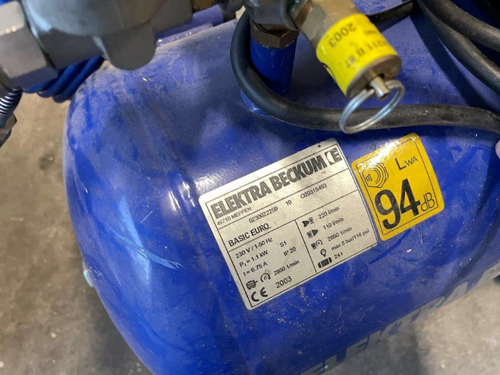 Small compressor Elektra Beckum Basic Euro - Hava kompresörü: fotoğraf 2 Small compressor Elektra Beckum Basic Euro - Hava kompresörü: fotoğraf 2