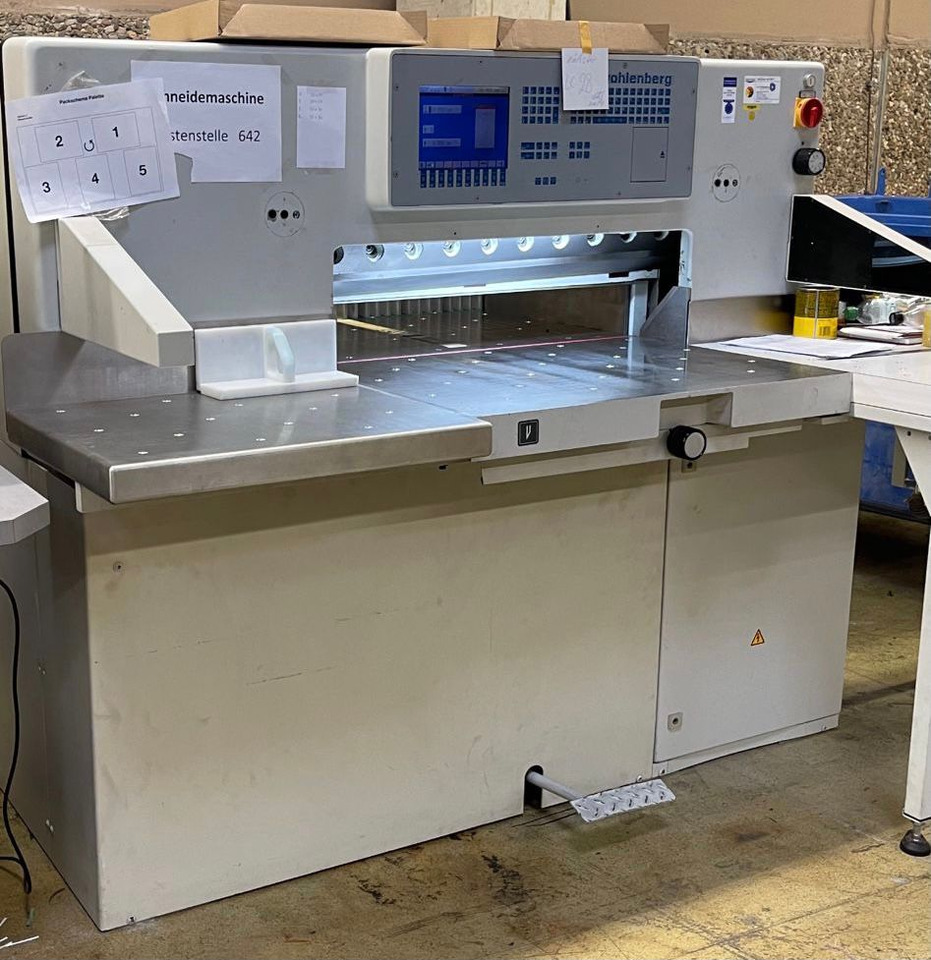 Wohlenberg cut-tec 92 high-speed cutter - Kağıt kesme makinesi: fotoğraf 1 Wohlenberg cut-tec 92 high-speed cutter - Kağıt kesme makinesi: fotoğraf 1