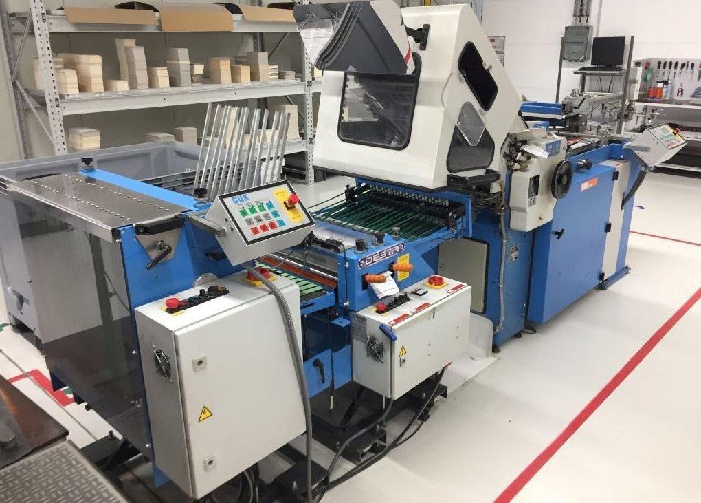 Buckle plate folder GUK FA 54-4-F-TH with stream delivery S-520 for prefold products - Katlama makinesi: fotoğraf 1 Buckle plate folder GUK FA 54-4-F-TH with stream delivery S-520 for prefold products - Katlama makinesi: fotoğraf 1